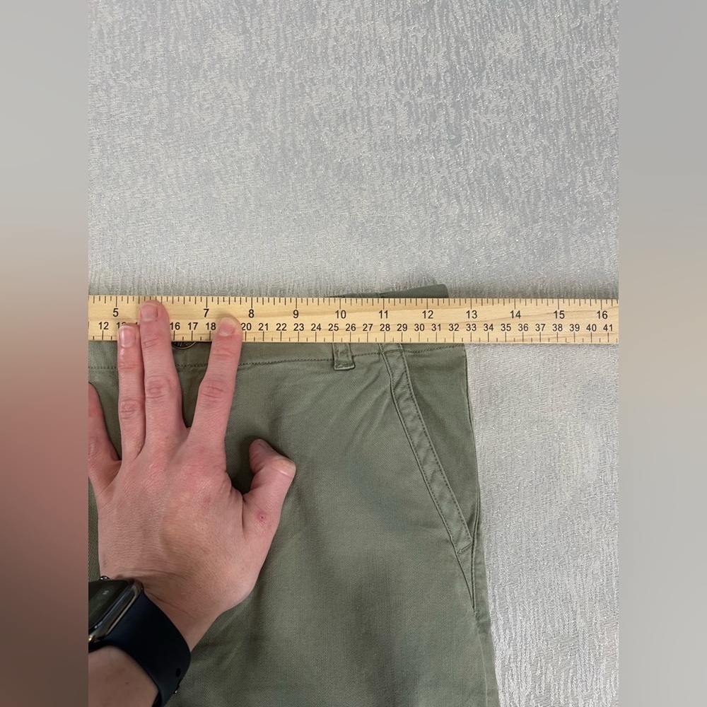 Bixby Nomad Light green twill wide leg cargo pants size 10 NWT - Picture 7 of 9